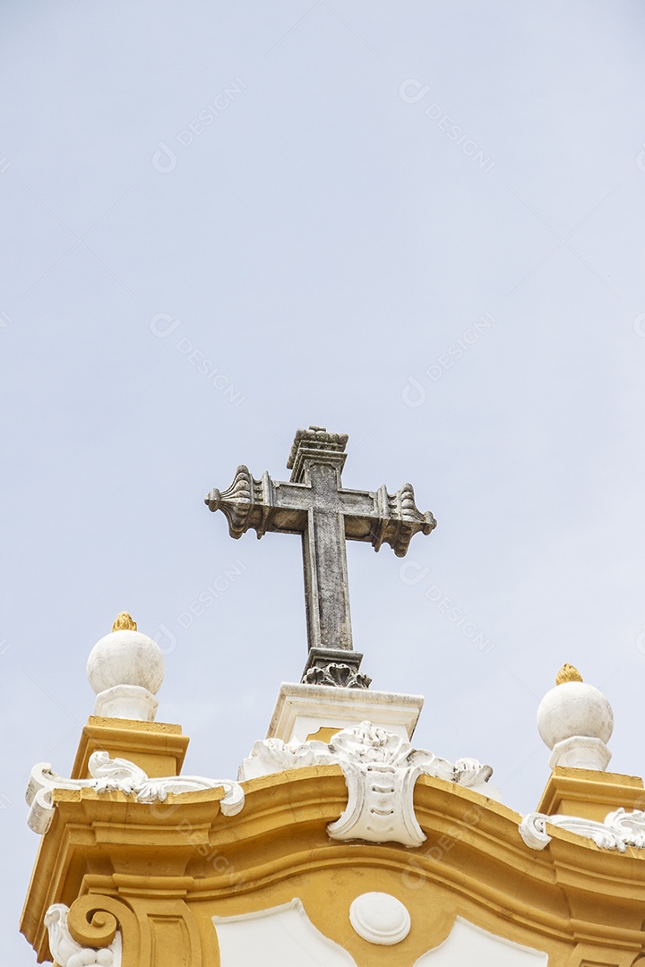 Detalhes da cidade de Tiradentes no Brasil