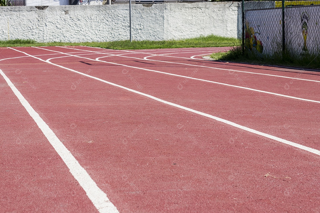 Pista do atletismo brasileiro.