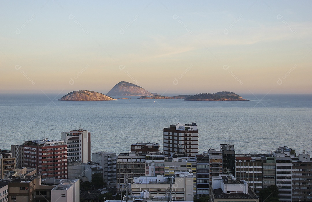 Cantagalo favela landscape.