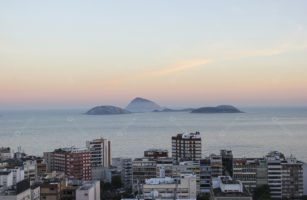 Paisagem da favela do Cantagalo.