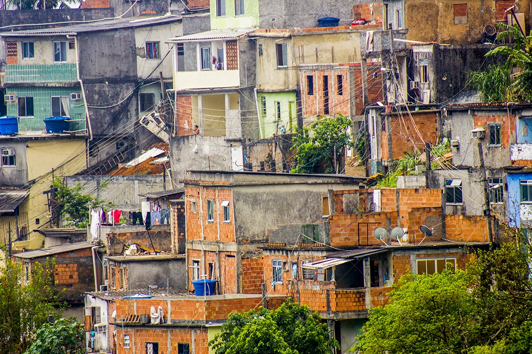 Detalhes do morro dos prazeres no Rio de Janeiro - Brasil.