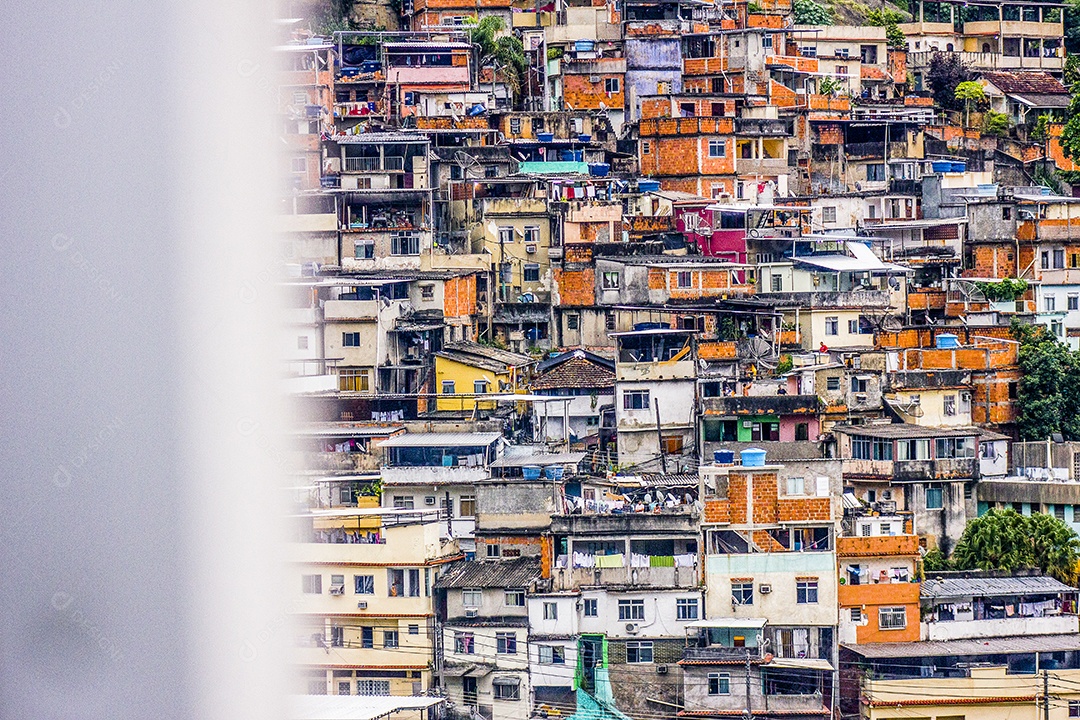 Detalhes do morro dos prazeres no Rio de Janeiro - Brasil.