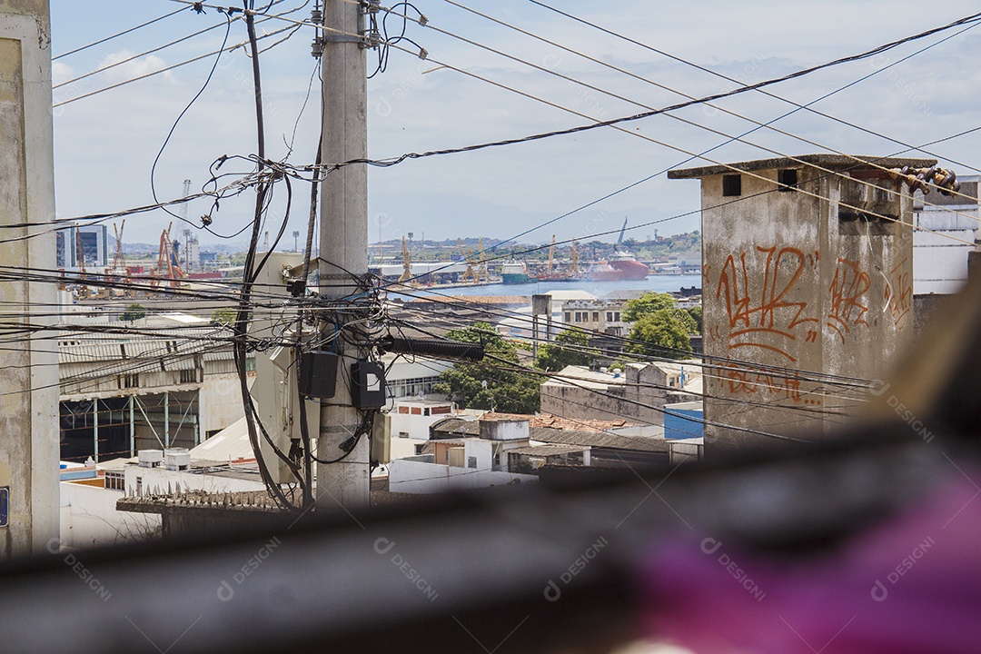 Detalhes do morro do pinto no Rio de Janeiro - Brasil.