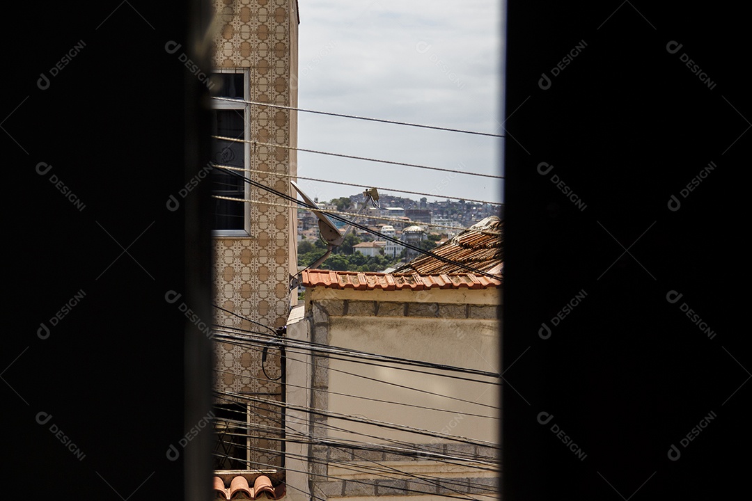 Detalhes do morro do pinto no Rio de Janeiro - Brasil.