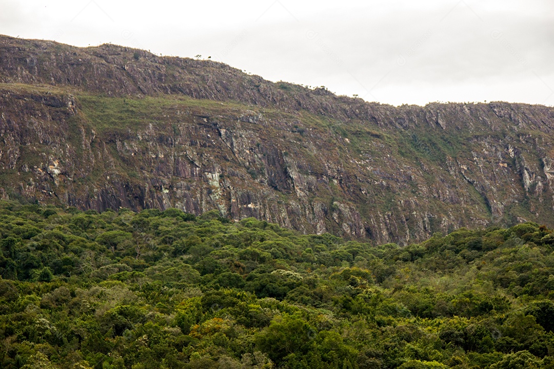 Detalhes da cidade de Tiradentes no Brasil.