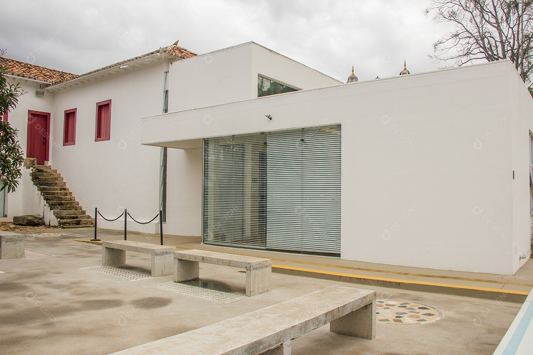 Detalhes da cidade de Tiradentes no Brasil.