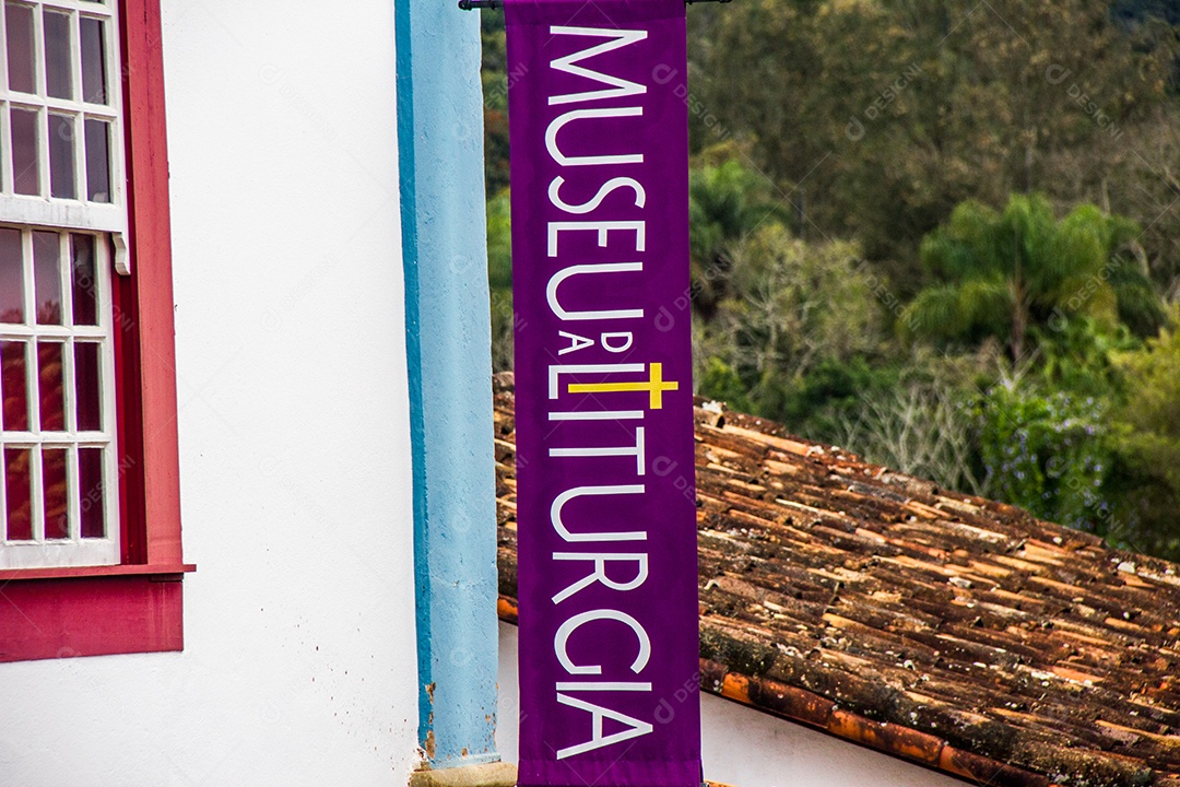 Detalhes da cidade de Tiradentes no Brasil.
