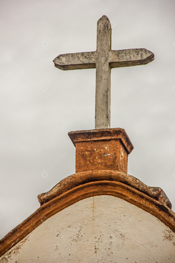 Detalhes da cidade de Tiradentes no Brasil.