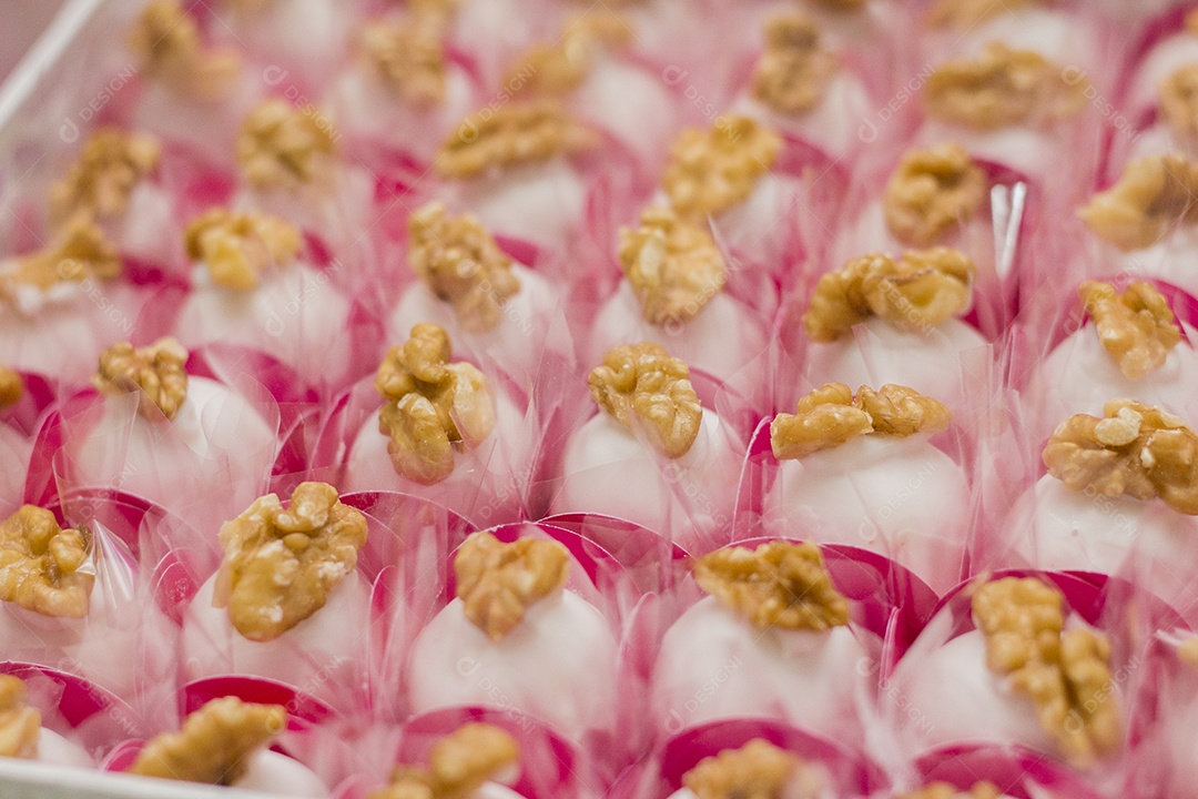 Doces de aniversário de menina.