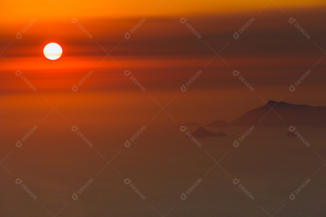 Trilha visual da pedra Gavea no Rio de Janeiro.