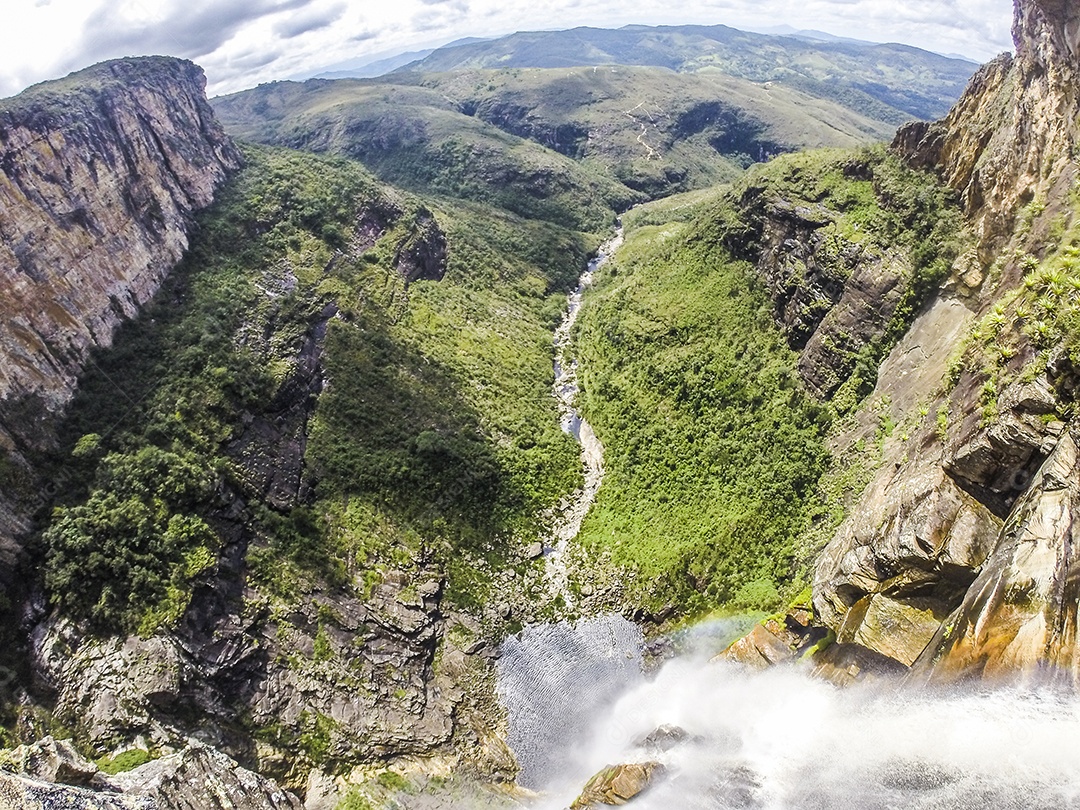 Cachoeira de Tabuleiro Alto.