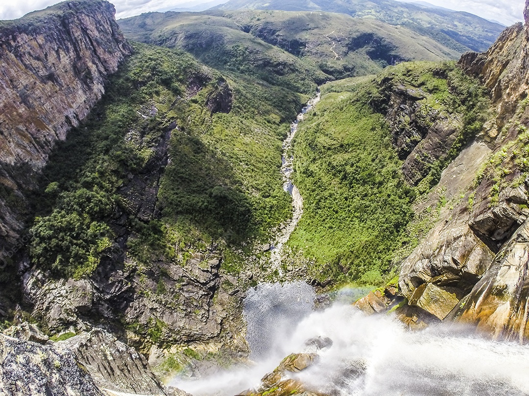 Cachoeira de Tabuleiro Alto.