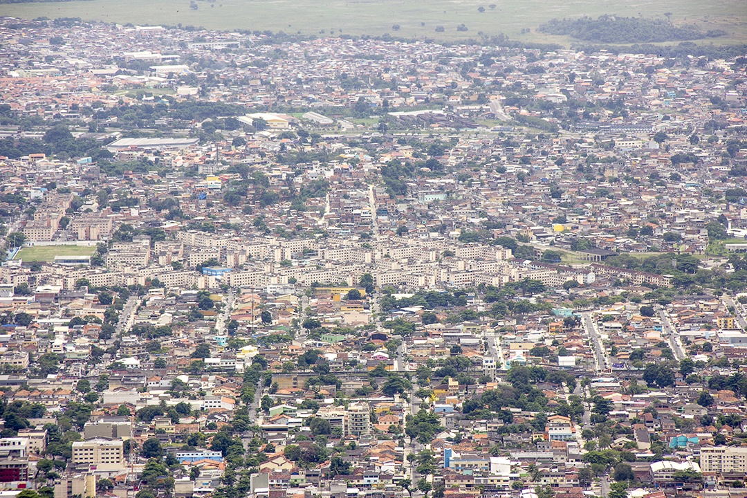 Trilha de pedra de ponto em Rio de Janeiro.