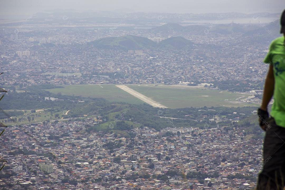 Trilha de pedra de ponto em Rio de Janeiro.