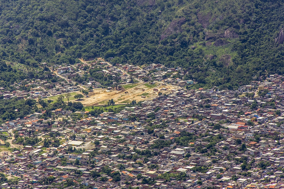 Trilha de pedra de ponto em Rio de Janeiro.