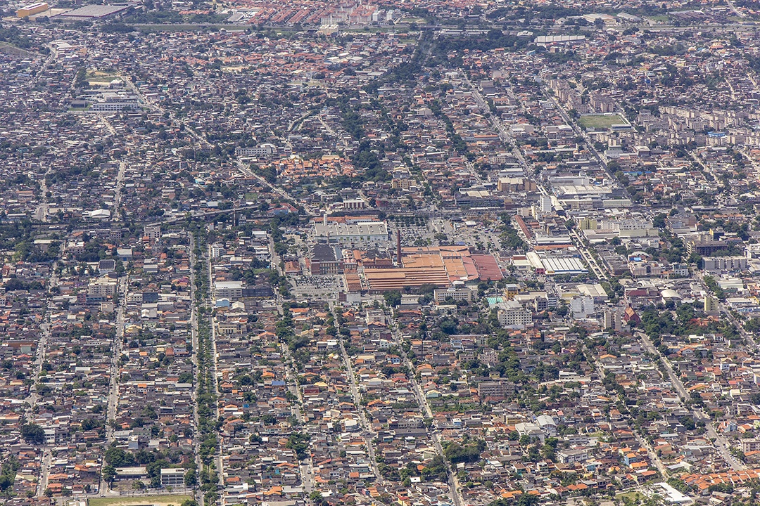 Trilha de pedra de ponto em Rio de Janeiro.