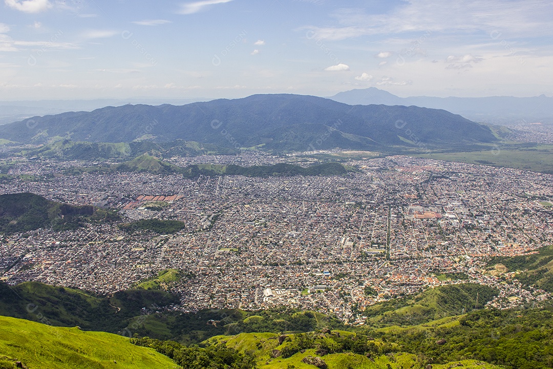 Trilha de pedra de ponto em Rio de Janeiro.