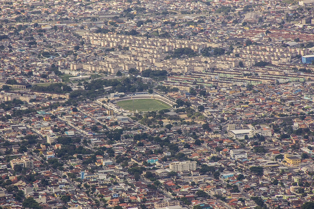 Trilha de pedra de ponto em Rio de Janeiro.