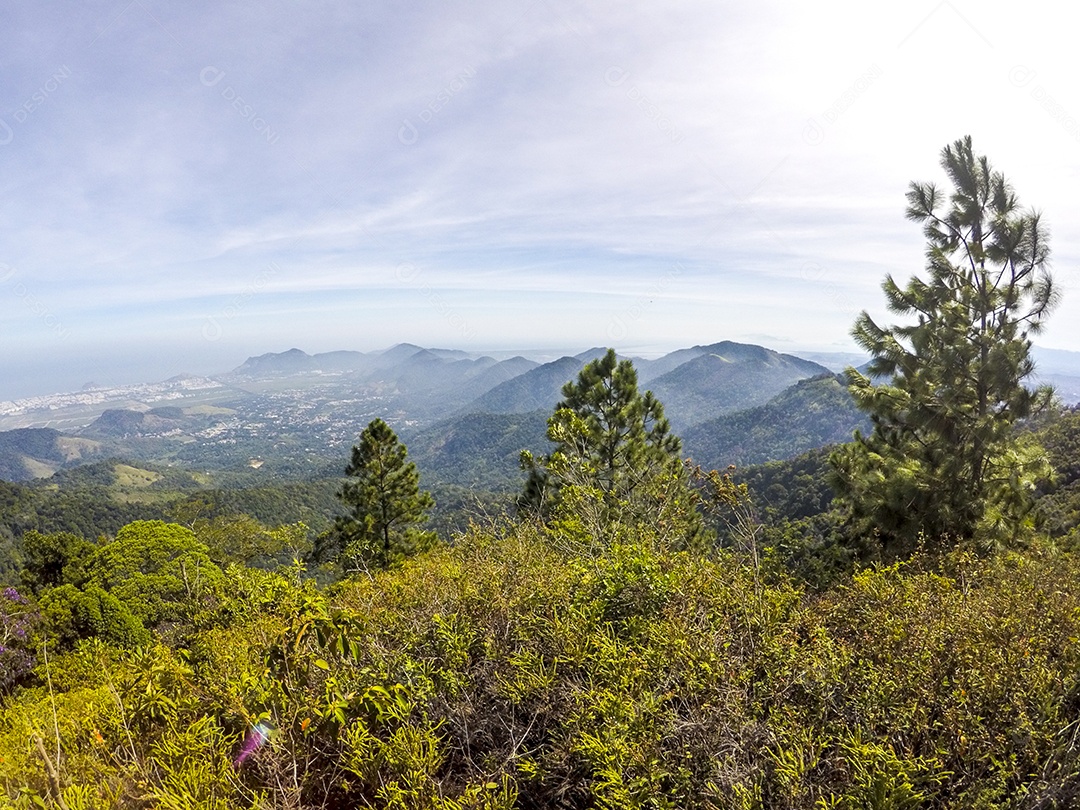 Visual da trilha entre os bairros de Jacarepaguá.