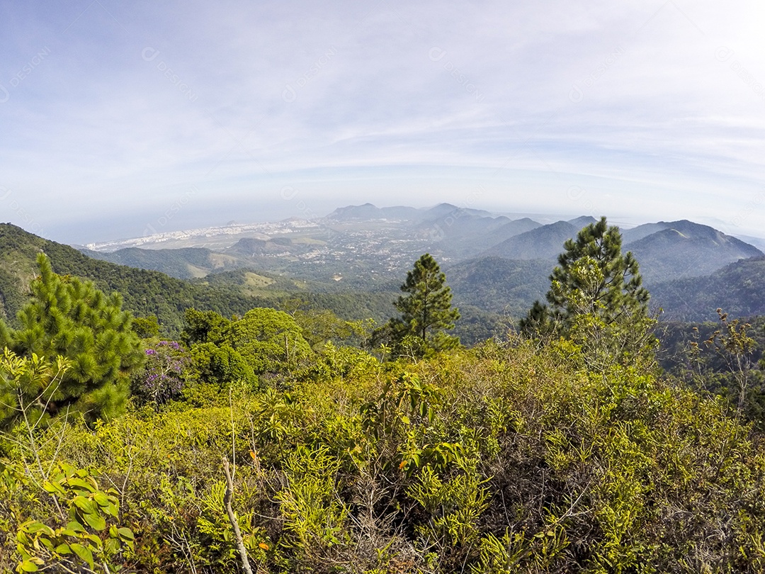 Visual da trilha entre os bairros de Jacarepaguá.
