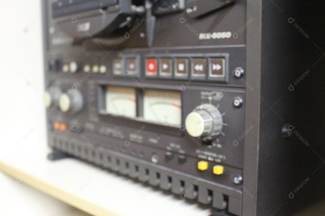 Equipamento de estúdio de rádio