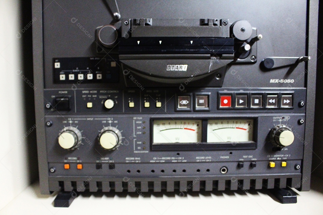 Equipamento de estúdio de rádio