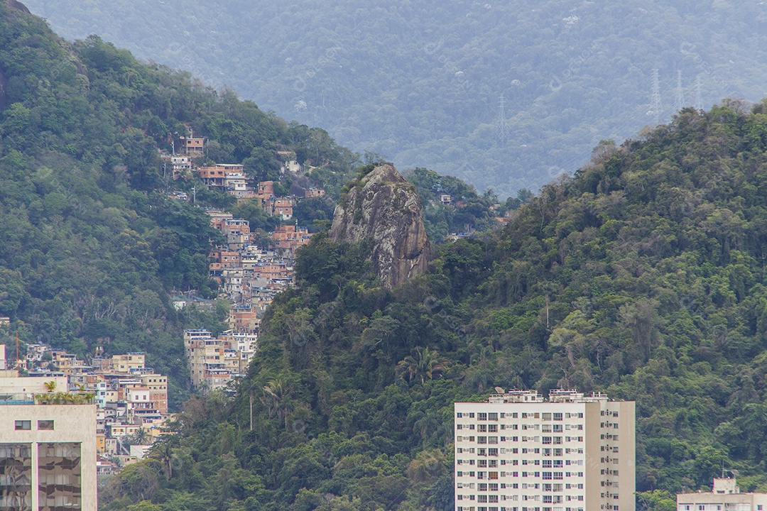 Bairro de Copacabana no Rio de Janeiro.