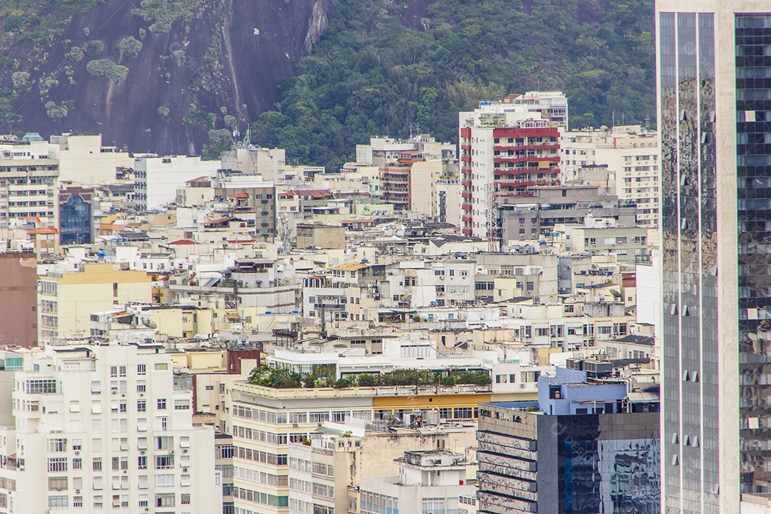 Bairro de Copacabana no Rio de Janeiro.