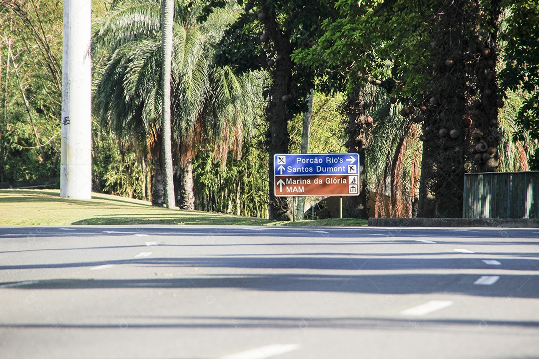 Aterro sanitário do flamengo no Rio de Janeiro.