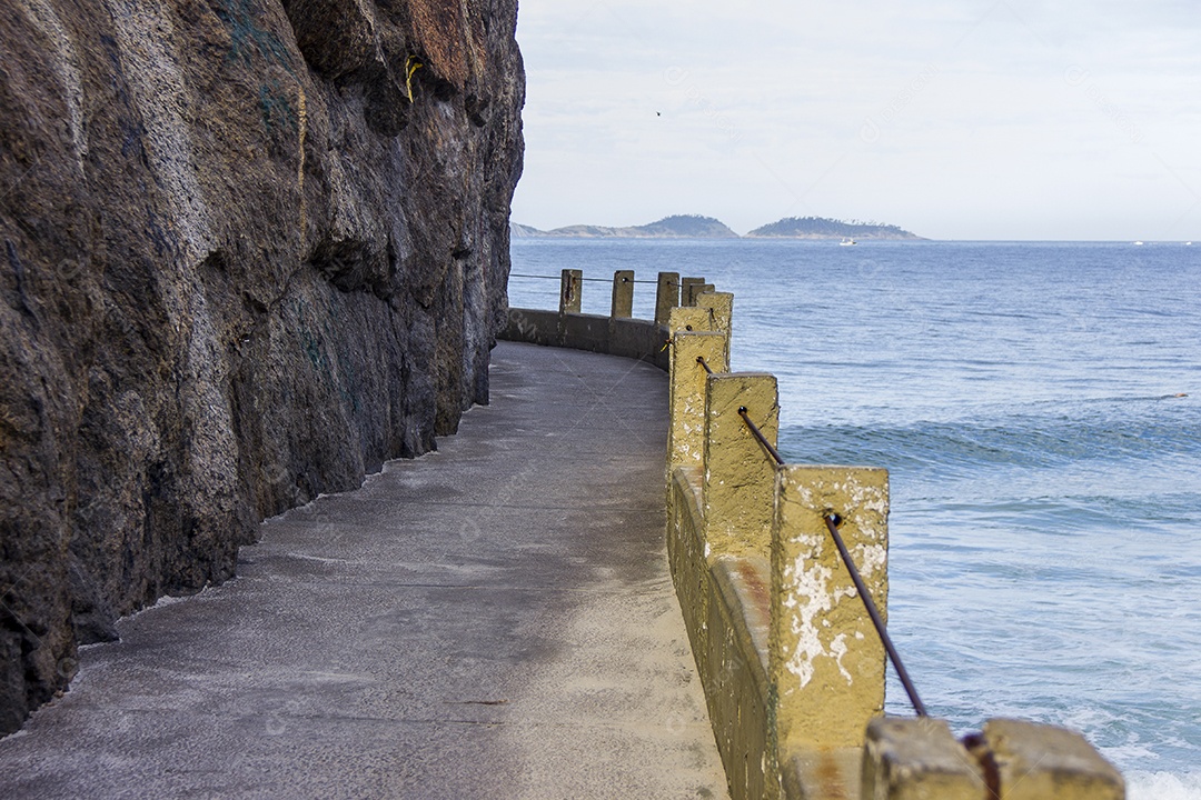 Bairro de Copacabana no Rio de Janeiro.