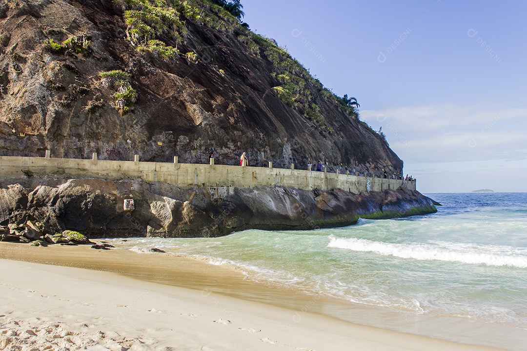 Bairro de Copacabana no Rio de Janeiro.