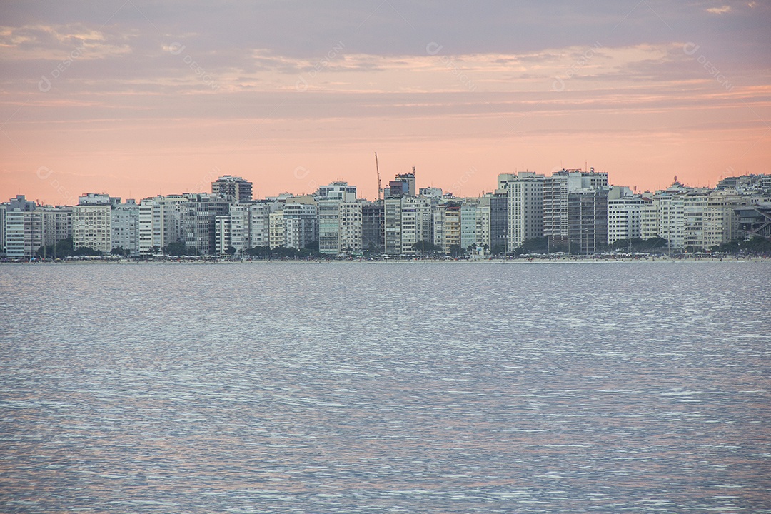 Bairro de Copacabana no Rio de Janeiro.