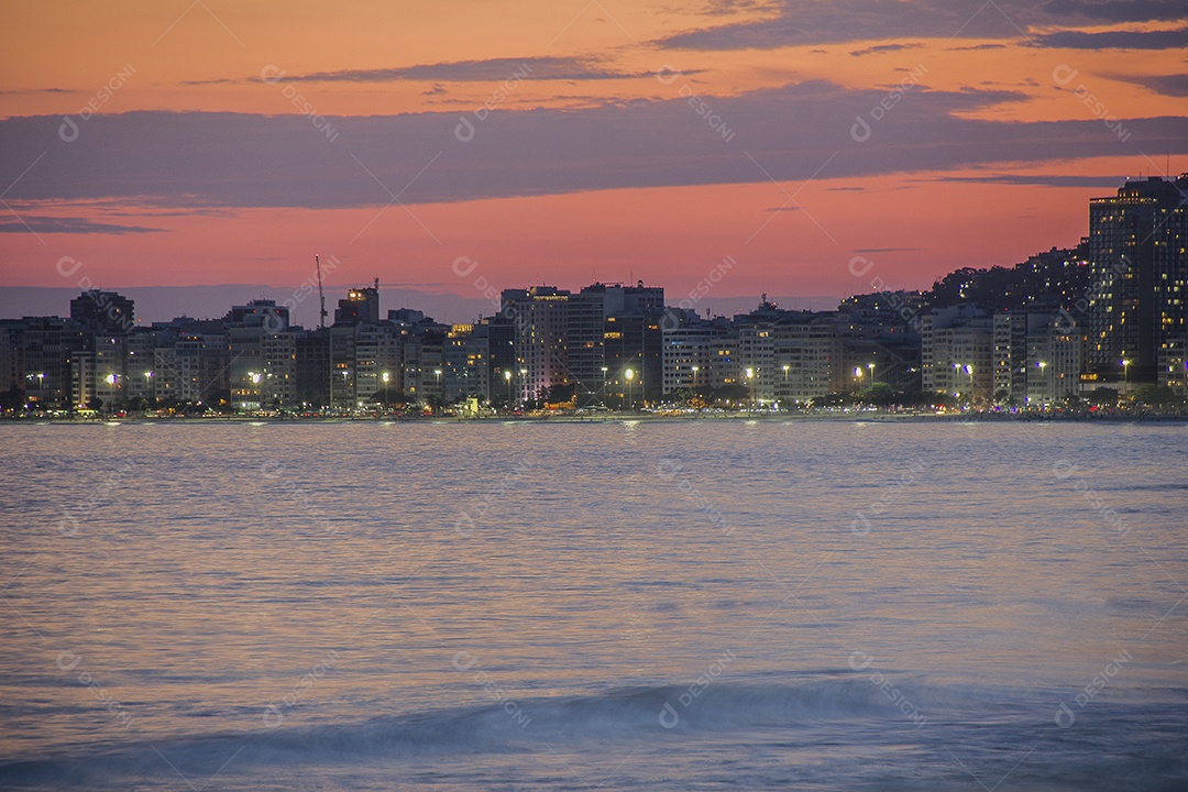 Bairro de Copacabana no Rio de Janeiro.