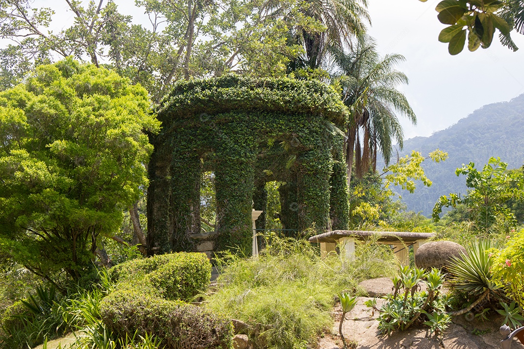 Jardins do palácio Catéter no Rio de Janeiro.