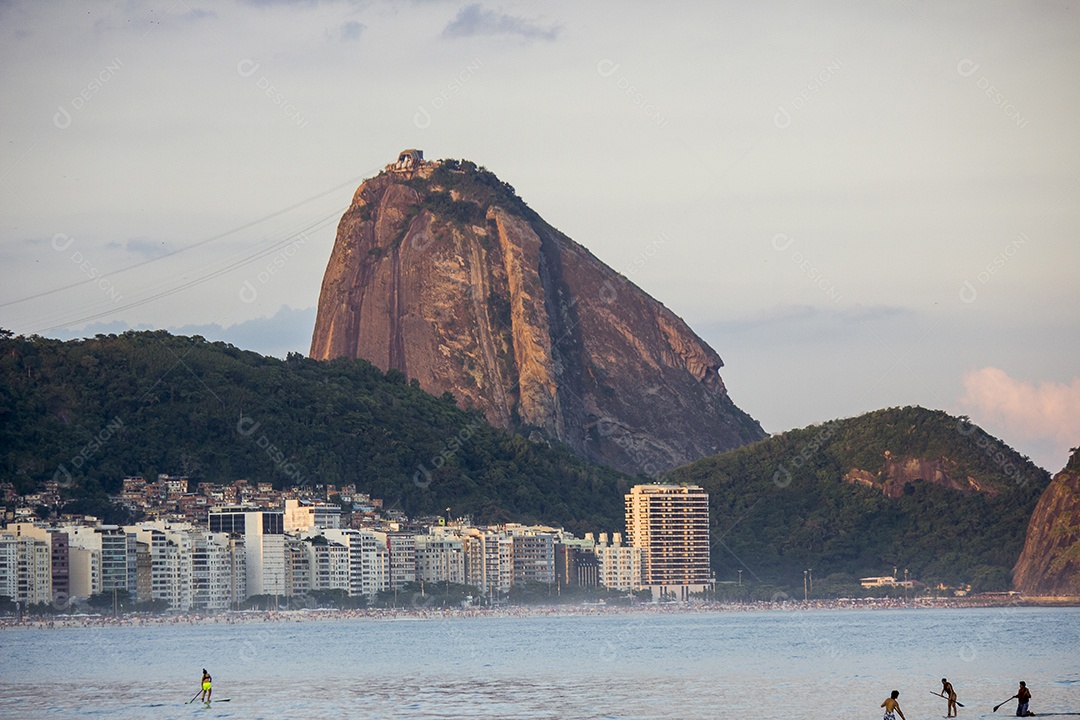 Bairro de Copacabana no Rio de Janeiro.