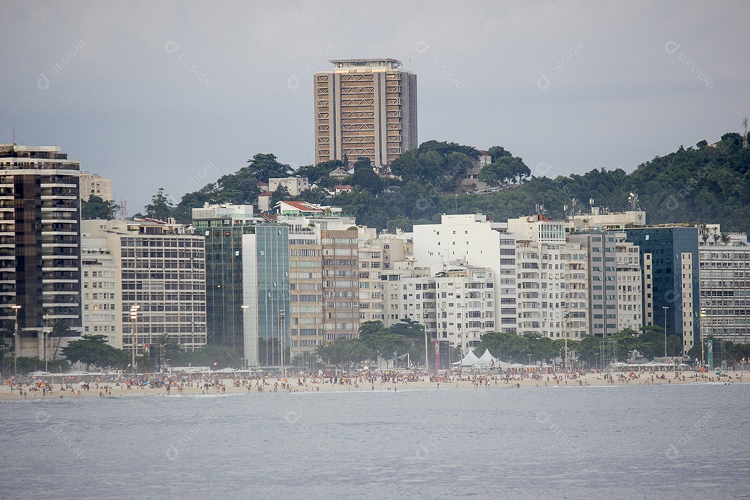 Bairro de Copacabana no Rio de Janeiro.
