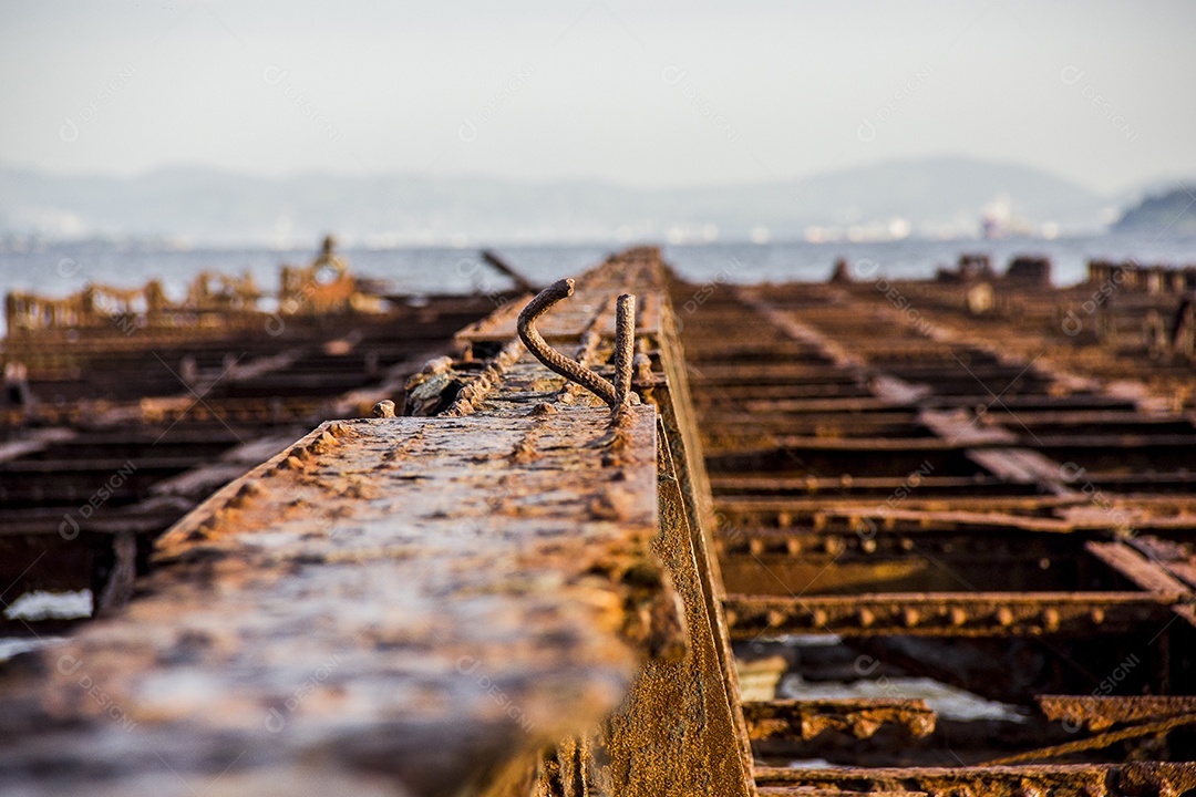 Praia de Mauá no Rio de Janeiro.