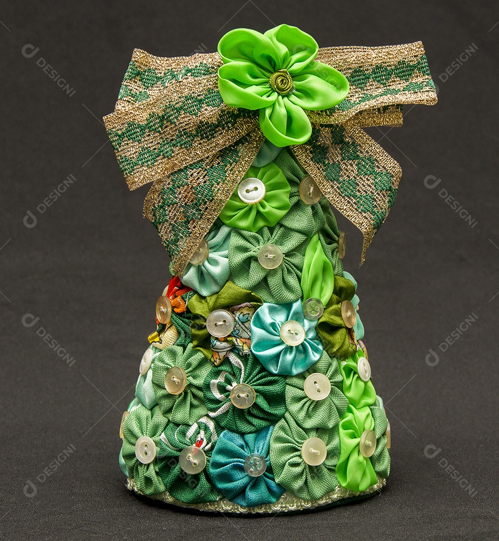 Objetos de decoração de natal.