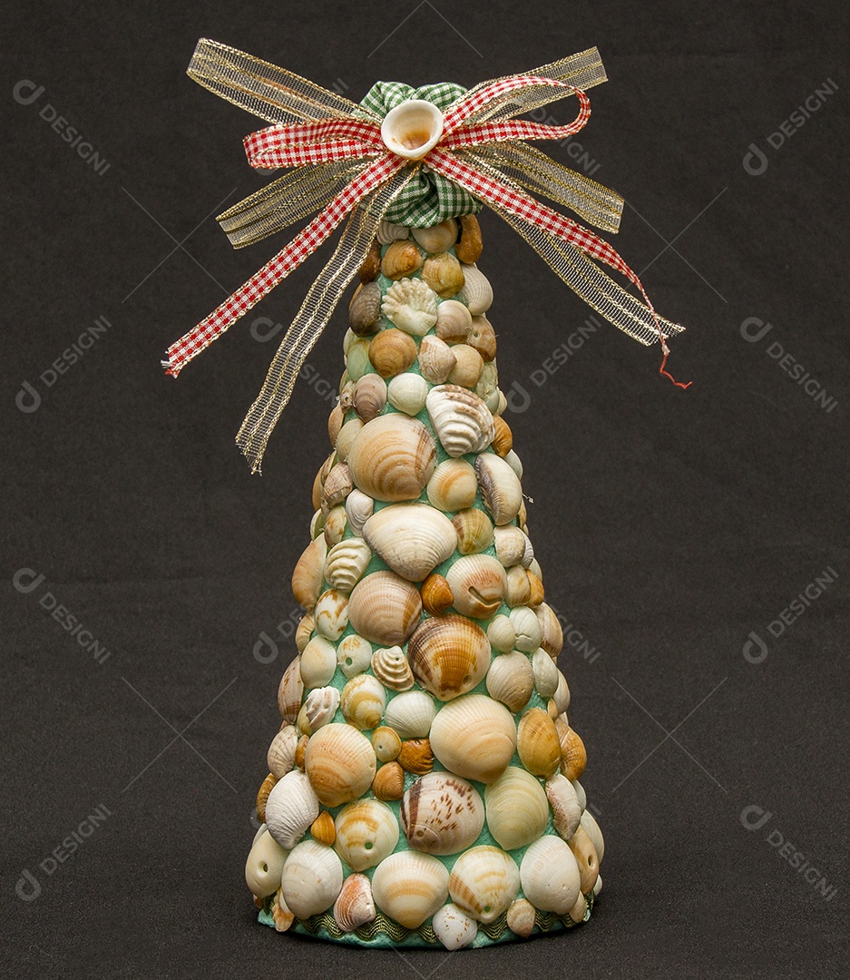 Objetos de decoração de natal.