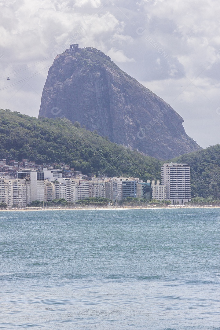 Bairro de Copacabana no Rio de Janeiro.