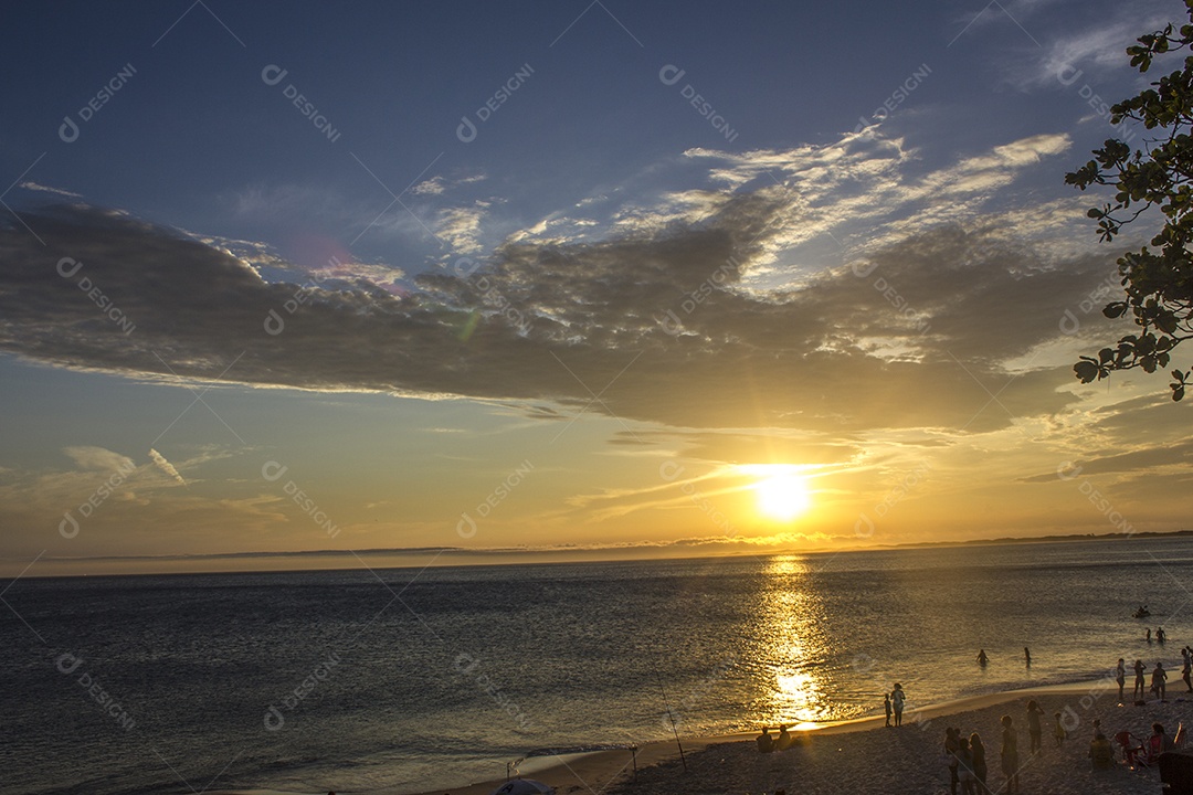 Praia da barra de Guaratiba no Rio de Janeiro.