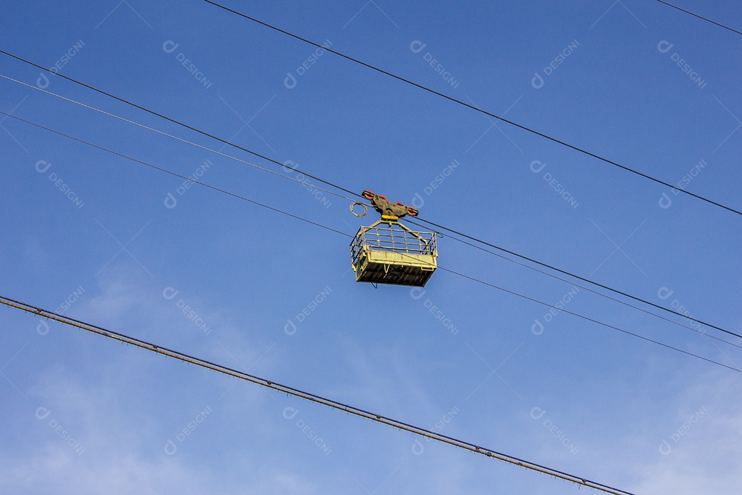 Avião no bairro no rio de janeiro.