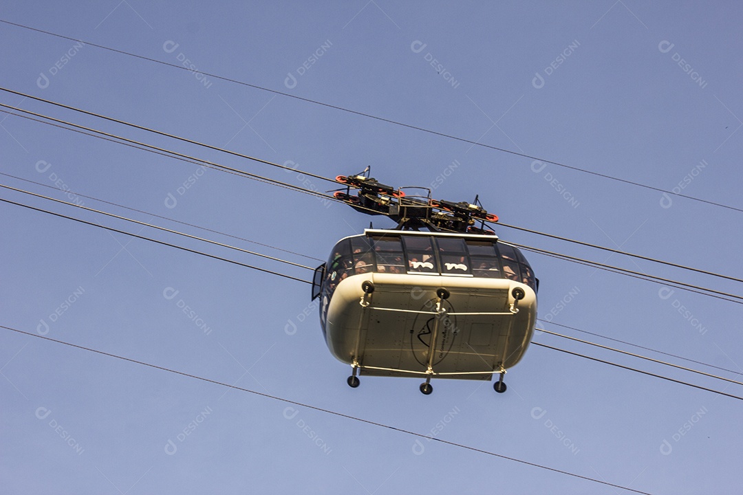 Avião no bairro no rio de janeiro.