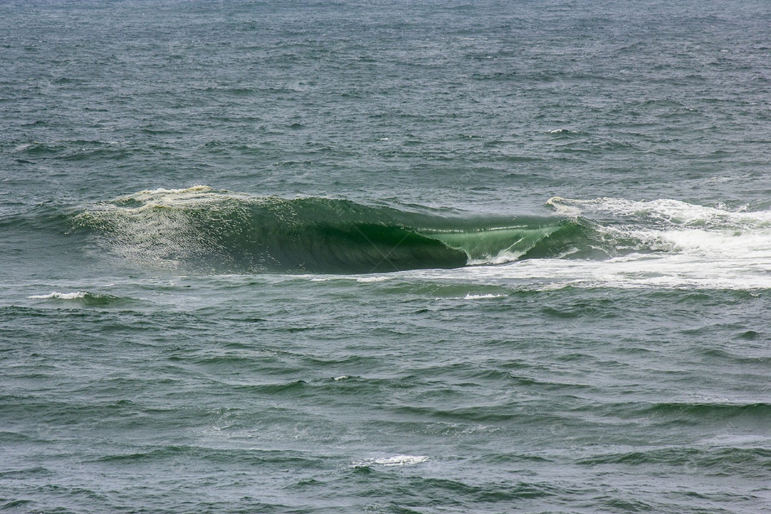 Onda em Copacabana no Rio de Janeiro