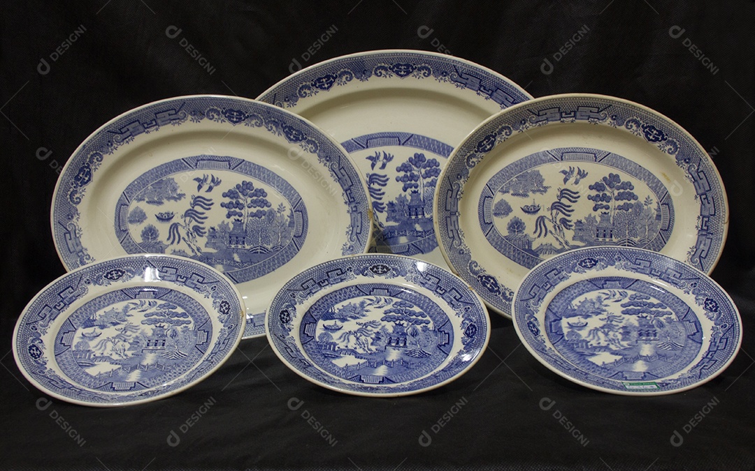 Objetos antigos para decoração