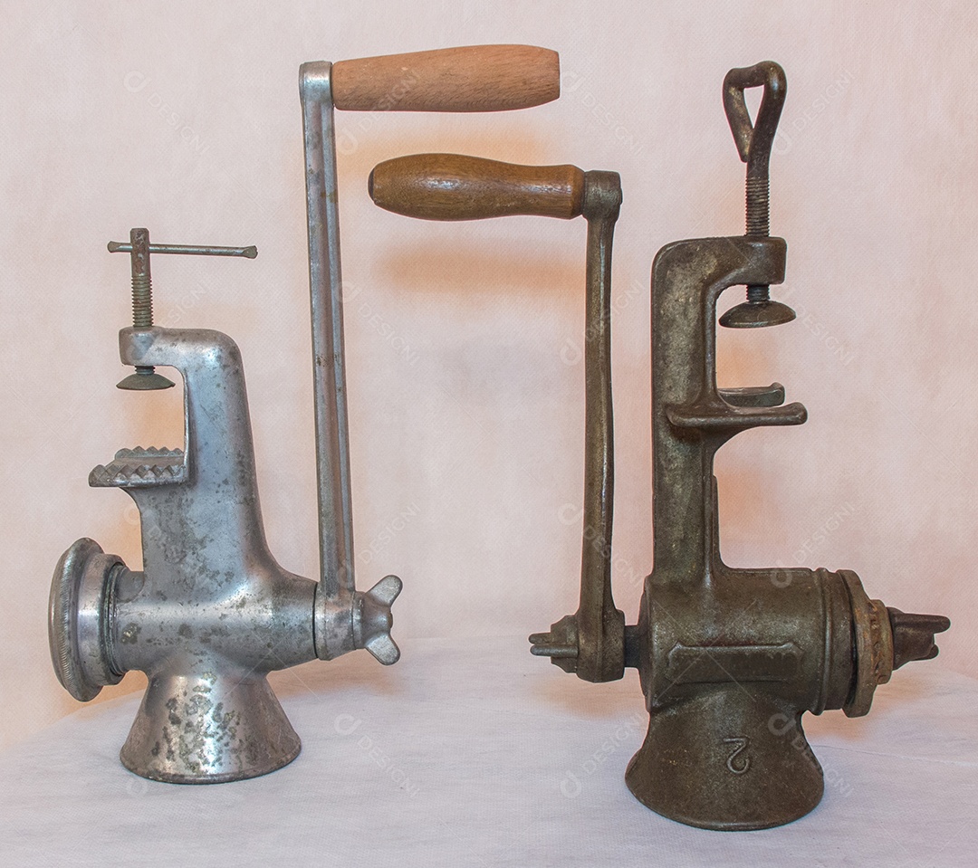 Objetos antigos para decoração