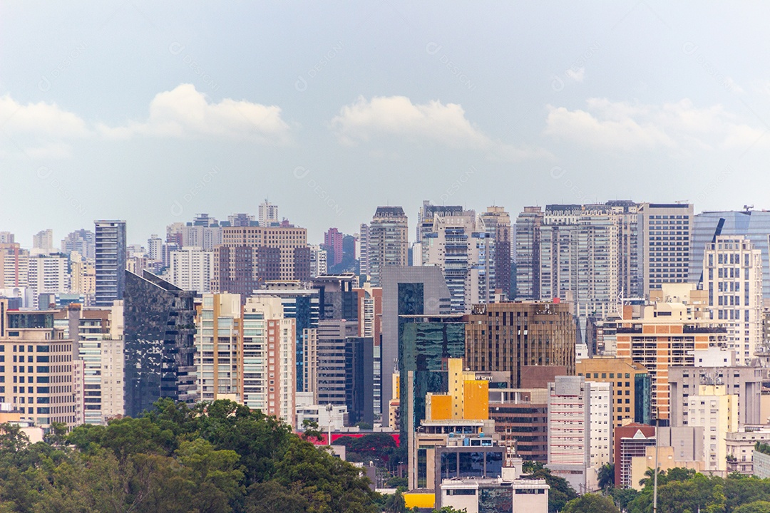 Edifícios do centro da cidade de são paulo Brasil