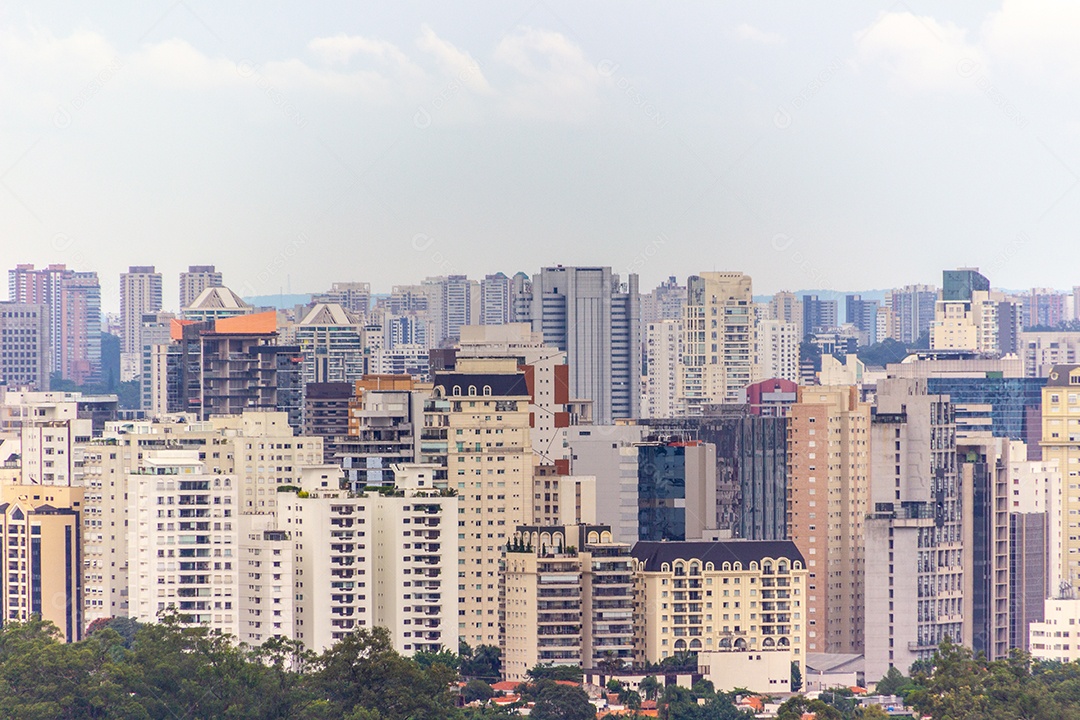 Edifícios do centro da cidade de são paulo Brasil