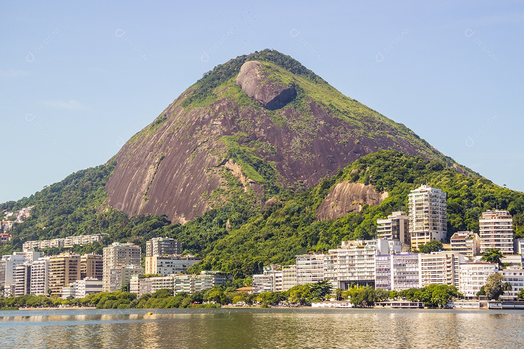 Lagoa Rodrigo de Freitas no Rio de Janeiro Brasil