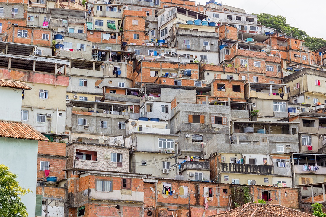 vista do morro do pavão em Copacabana no Rio de Janeiro.